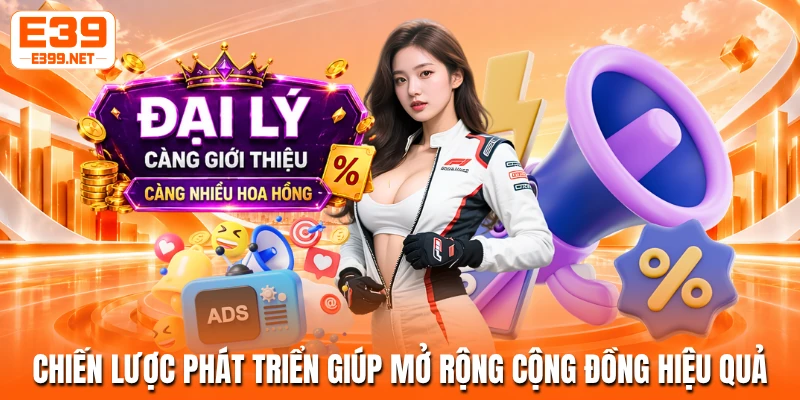 Chiến lược phát triển giúp mở rộng cộng đồng hiệu quả